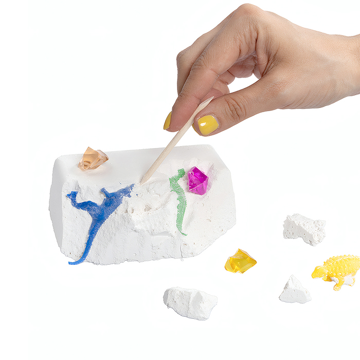 Раскопки "Ищи динозавров и кристаллы" (11 элементов)