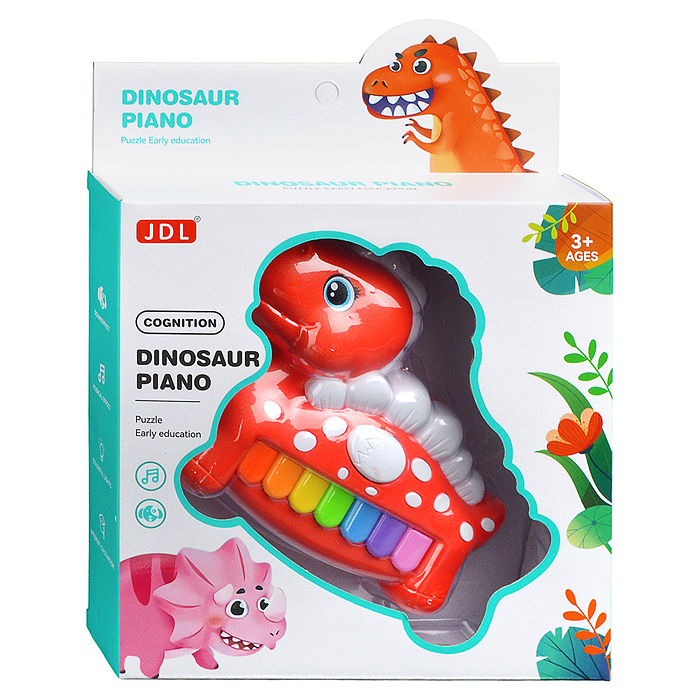 Фото к товару Пианино 8836B "Дино музыка" в коробке Пианино 8836B "Дино музыка" в коробке