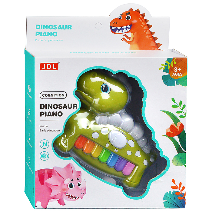 Фото к товару Пианино 8836B "Дино музыка" в коробке Пианино 8836B "Дино музыка" в коробке