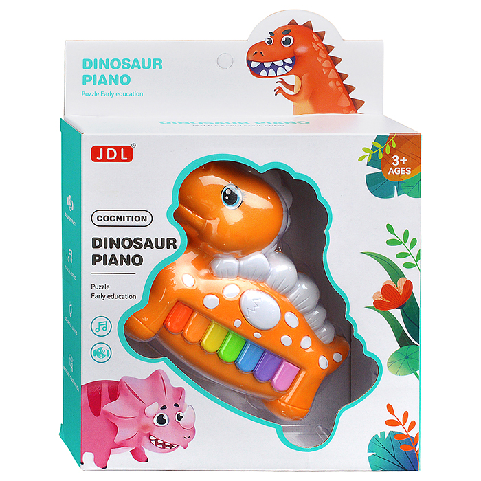 Фото к товару Пианино 8836B "Дино музыка" в коробке Пианино 8836B "Дино музыка" в коробке