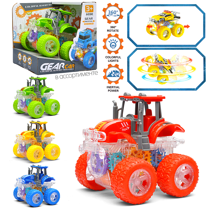 Машина YM-1112A "Фермерский трюкач" в коробке Машина YM-1112A "Фермерский трюкач" в коробке