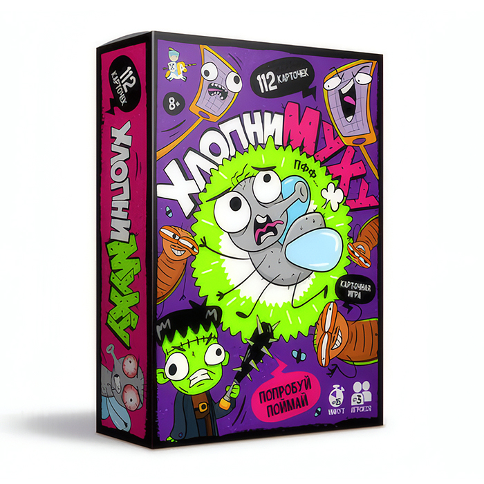 Игра настольная "Хлопни Муху" Игра настольная "Хлопни Муху"