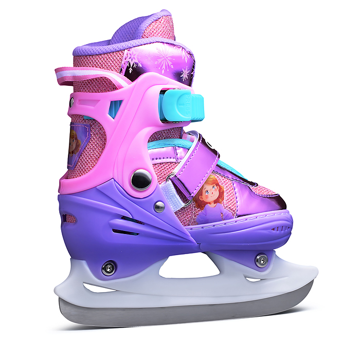 Фото к товару Коньки детские 00-3087 размер S, фиолетовый Коньки детские 00-3087 размер S, фиолетовый