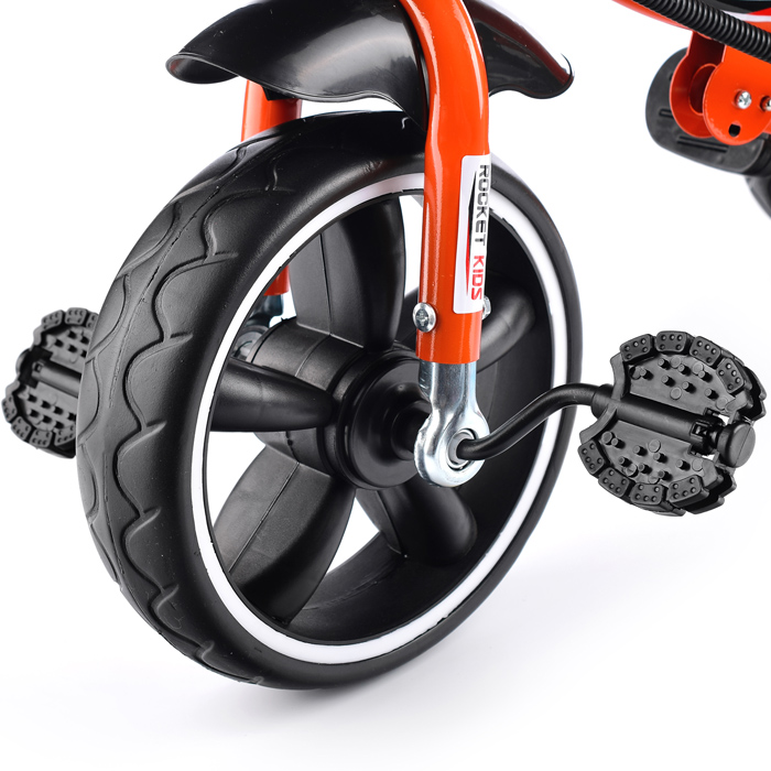 Фото к товару Велосипед 604-5-2 3-х колесный, оранжевый Велосипед 604-5-2 3-х колесный, оранжевый