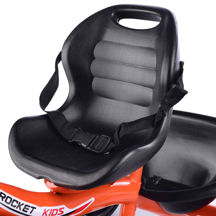 Фото к товару Велосипед 604-5-2 3-х колесный, оранжевый Велосипед 604-5-2 3-х колесный, оранжевый