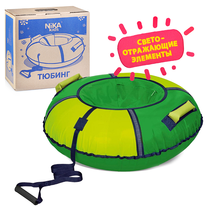Игрушка. Тюбинг "Классический+" 80см (зеленый-лимонный) Игрушка. Тюбинг "Классический+" 80см (зеленый-лимонный)