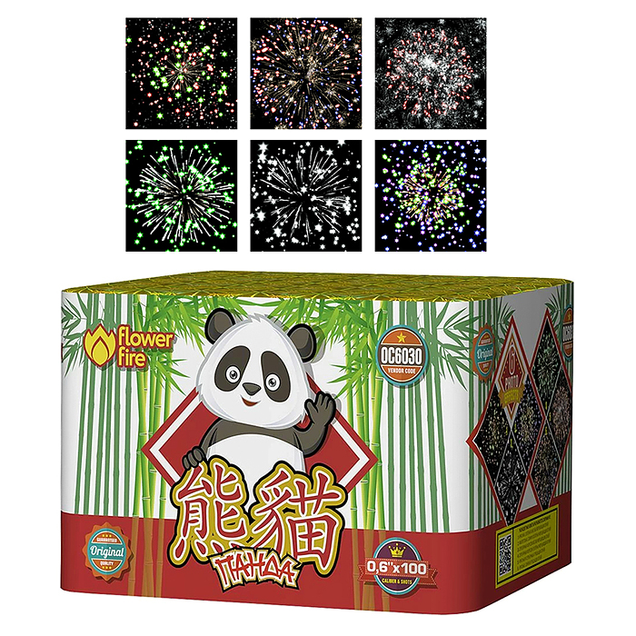 Батарея салютов "Панда" (0,6" х 100 залп.) 