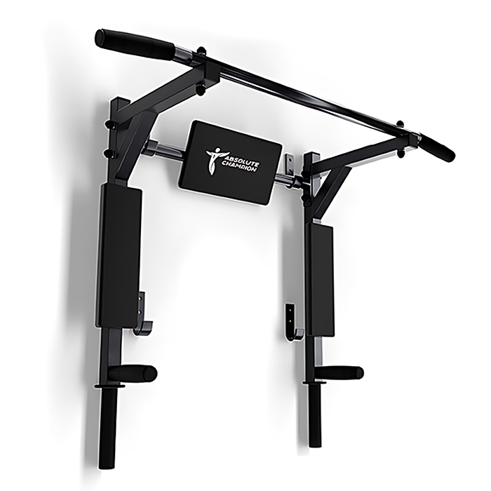 Турник-Брусья Атлант черный с черными ручками Турник-Брусья Атлант черный с черными ручками