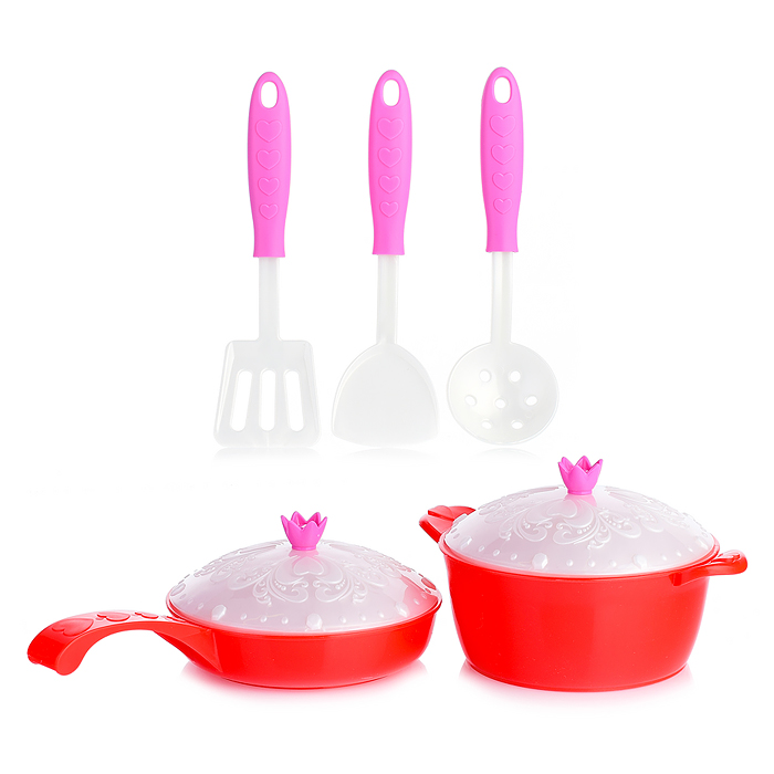 Набор посуды Кухонный сервис "Волшебная Хозяюшка" (7 предметов) в сетке