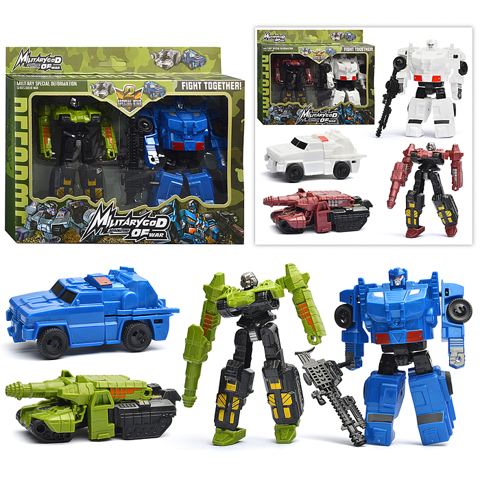 Робот HF111-9 с пушкой, трансформирующийся, в коробке Робот HF111-9 с пушкой, трансформирующийся, в коробке