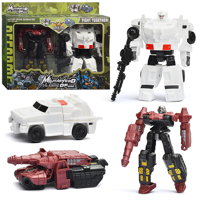 Фото к товару Робот HF111-9 с пушкой, трансформирующийся, в коробке Робот HF111-9 с пушкой, трансформирующийся, в коробке