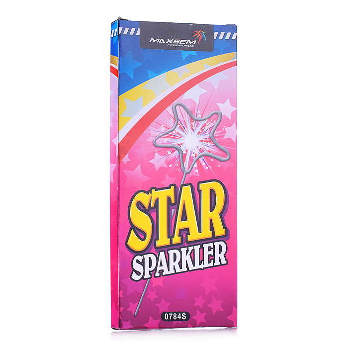 Фото к товару Бенгальские огни "Звезда" 17см (30сек.) Бенгальские огни "Звезда" 17см (30сек.)