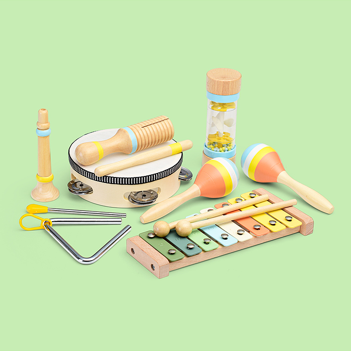 Фото к товару Набор музыкальных инструментов D1876 "Весело поем" Набор музыкальных инструментов D1876 "Весело поем"