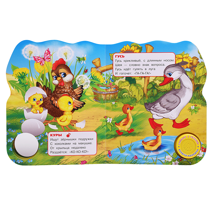 Фото к товару Домашние животные Степанов В.А. (1 кнопка 3 песенки) формат: 150х185 мм, Домашние животные Степанов В.А. (1 кнопка 3 песенки) формат: 150х185 мм,