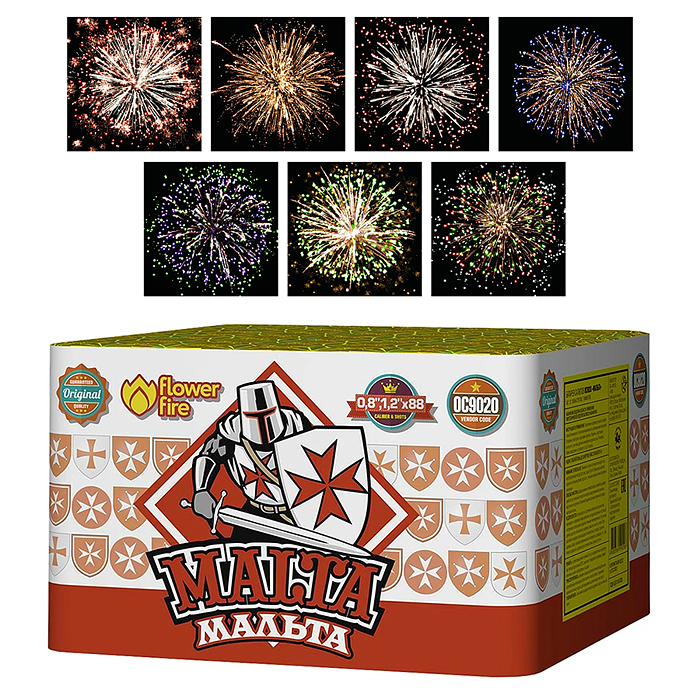 Батарея салютов "Мальта" (0,8"-1,2" х 88 залп.) 