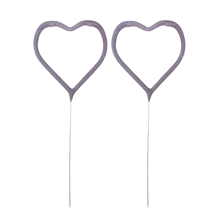 Фото к товару Бенгальские огни "Сердце" 17см (30сек.) Бенгальские огни "Сердце" 17см (30сек.)