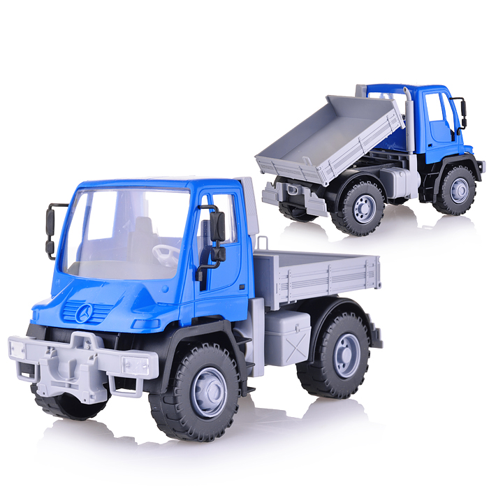 Самосвал бортовой Мерседес "Unimog U 500" (17,5 см. синий) Самосвал бортовой Мерседес "Unimog U 500" (17,5 см. синий)