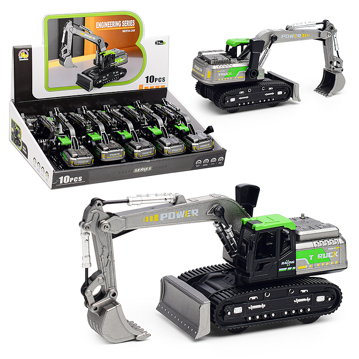 Машина BHX845 "Экскаватор" в коробке