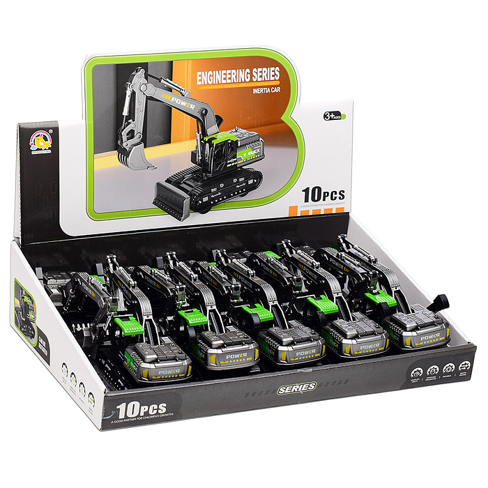 Машина BHX845 "Экскаватор" в коробке