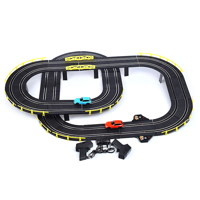 Фото к товару Автотрек 0821 "Параллельные гонки" (584 см.) в коробке Автотрек 0821 "Параллельные гонки" (584 см.) в коробке