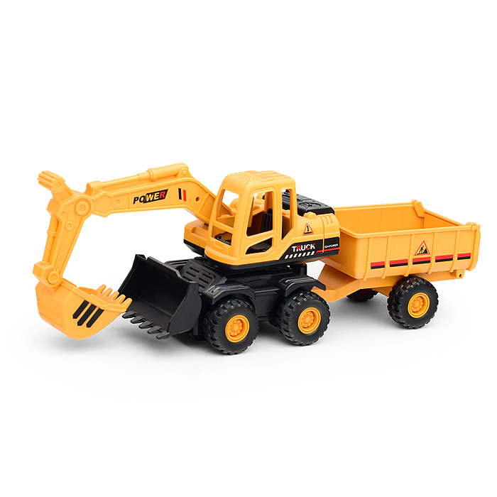 Фото к товару Машина BHX825 "Эскаватор с прицепом-2" в коробке Машина BHX825 "Эскаватор с прицепом-2" в коробке