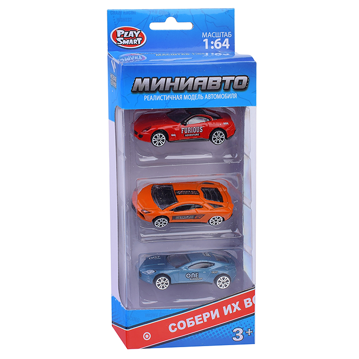 Фото к товару Набор машин 6389-A "СпортСити" в коробке Набор машин 6389-A "СпортСити" в коробке