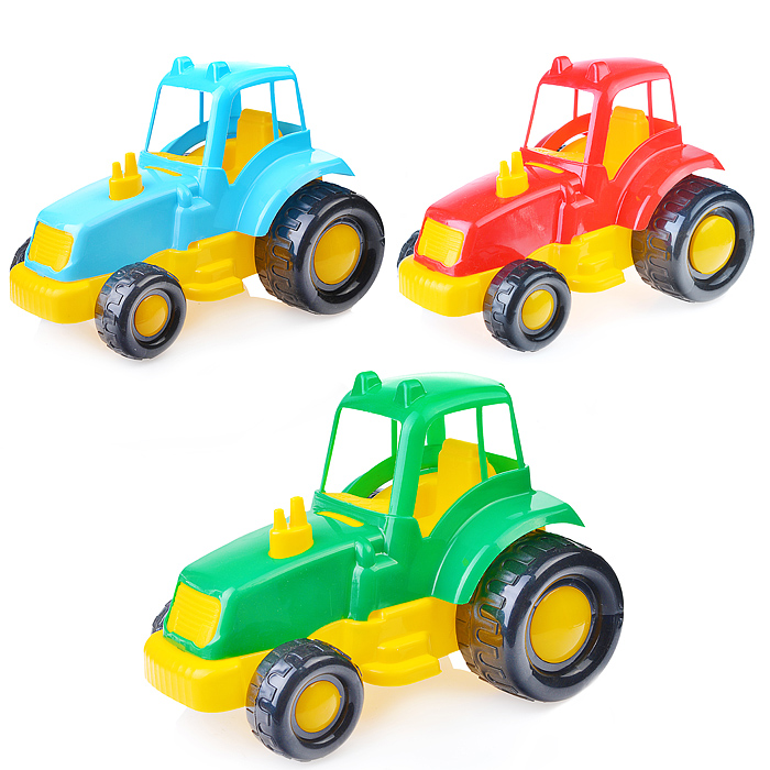 Трактор пластмассовый 26см. в ассорт. Трактор пластмассовый 26см. в ассорт.