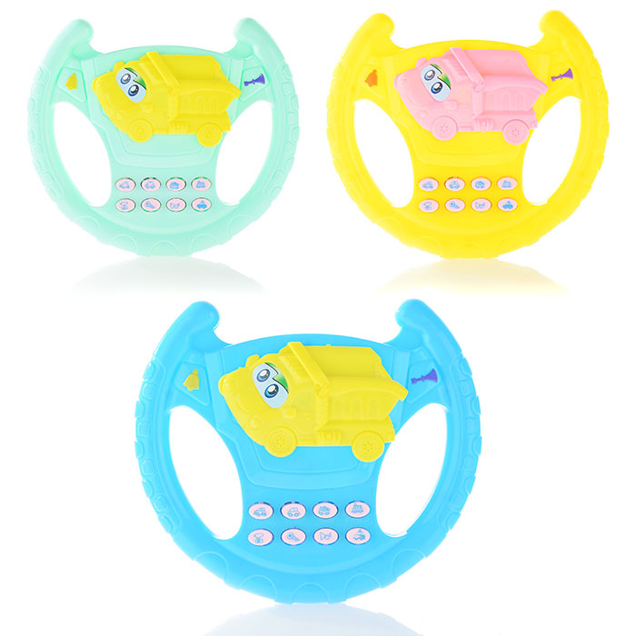 Руль 3330А-Р "Машинка" музыкальный, в пакете Руль 3330А-Р "Машинка" музыкальный, в пакете