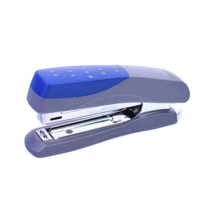 Степлер "Duos" № 10 (мощность 12 листов, глубина скрепления 60 мм) пластиковый с каучуковой