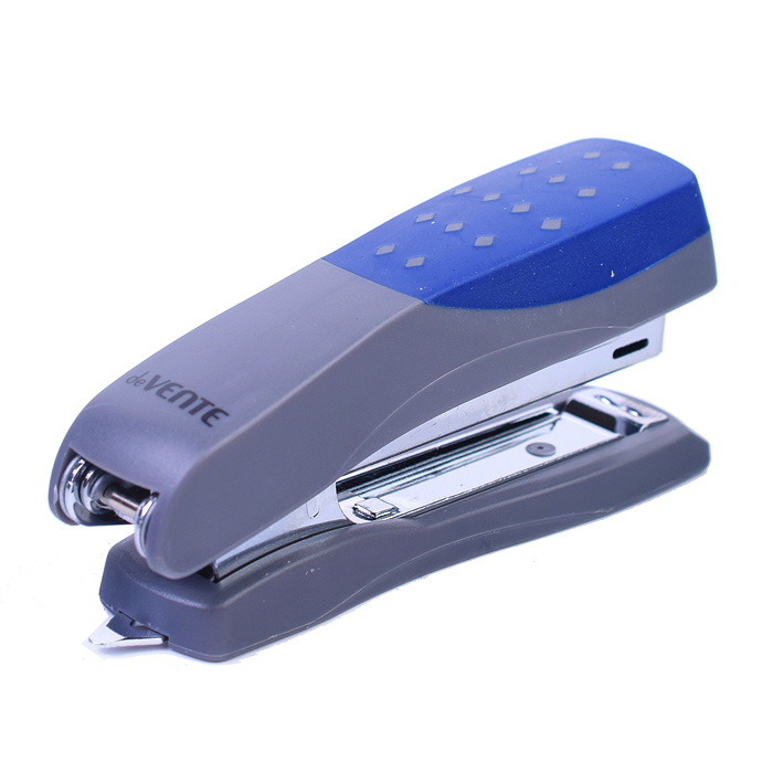 Степлер "Duos" № 10 (мощность 12 листов, глубина скрепления 60 мм) пластиковый с каучуковой