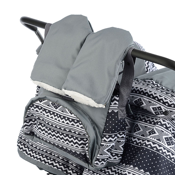 Фото к товару Санки-коляска Близняшки (финляндия черная) Санки-коляска Близняшки (финляндия черная)