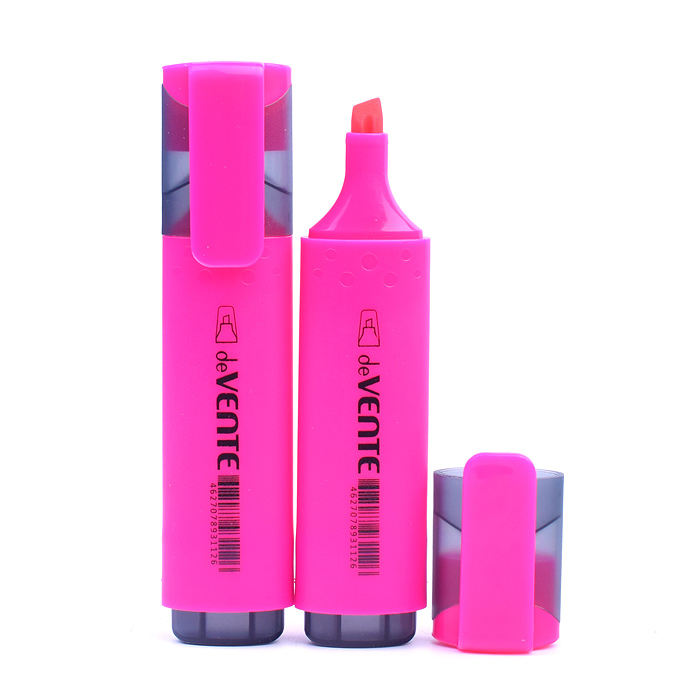 Фото к товару Набор маркеров-выделителей (04 цв - желт, зел, оран, роз) плоский корпус, скошенный наконе Набор маркеров-выделителей (04 цв - желт, зел, оран, роз) плоский корпус, скошенный наконе