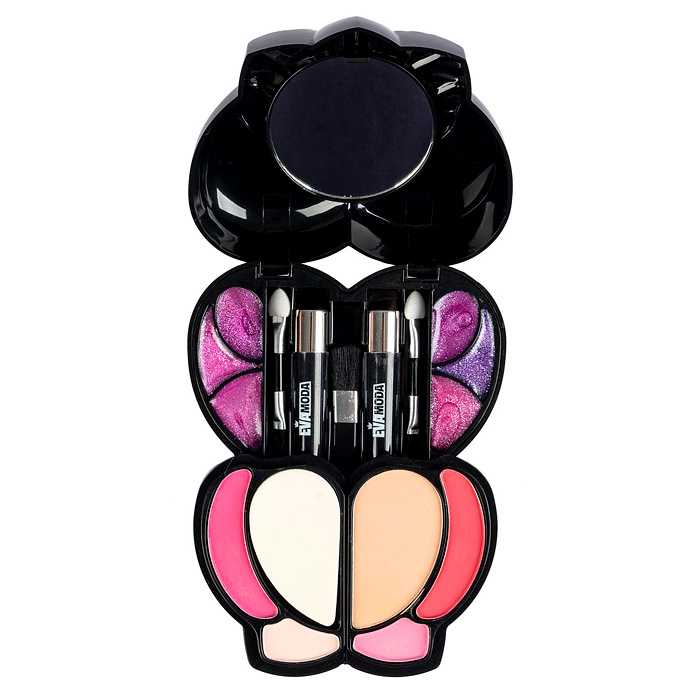 Фото к товару Набор детской декор. косметики Eva Moda, BOX 16,5х12,5х4,5 см; тени для век-17шт.(12,48г), Набор детской декор. косметики Eva Moda, BOX 16,5х12,5х4,5 см; тени для век-17шт.(12,48г),