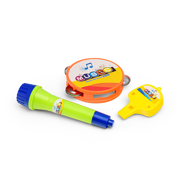 Фото к товару Набор музыкальных инструментов 9266D "Веселые мелодии" в пакете Набор музыкальных инструментов 9266D "Веселые мелодии" в пакете