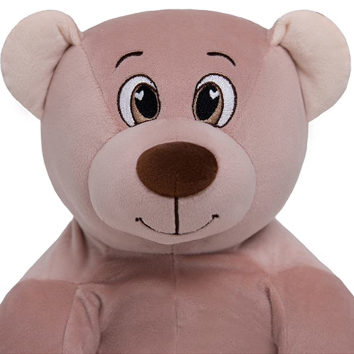 Медведь Лари, 70см (сидя 35см), пудровый 