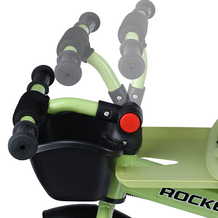 Фото к товару Велосипед MLX-510-PS 3-х колесный, зеленый Велосипед MLX-510-PS 3-х колесный, зеленый