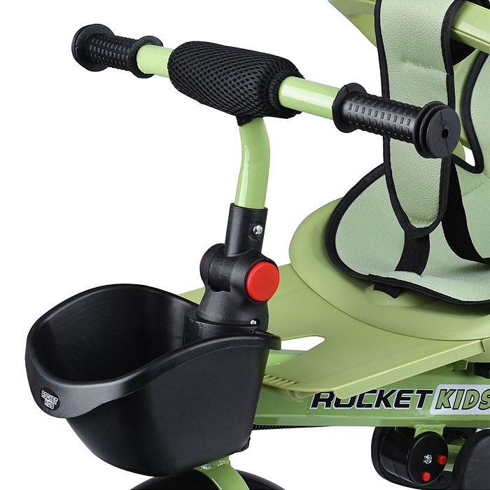 Фото к товару Велосипед MLX-510-PS 3-х колесный, зеленый Велосипед MLX-510-PS 3-х колесный, зеленый