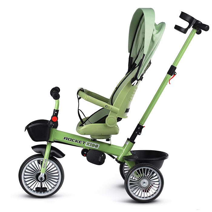 Фото к товару Велосипед MLX-510-PS 3-х колесный, зеленый Велосипед MLX-510-PS 3-х колесный, зеленый