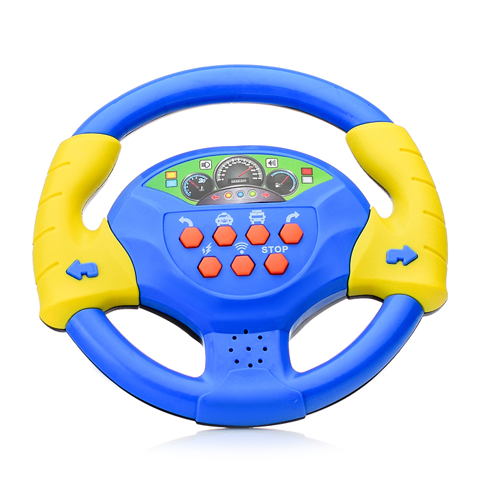 Фото к товару Руль 928 "Весело рулить" музыкальный, в пакете Руль 928 "Весело рулить" музыкальный, в пакете