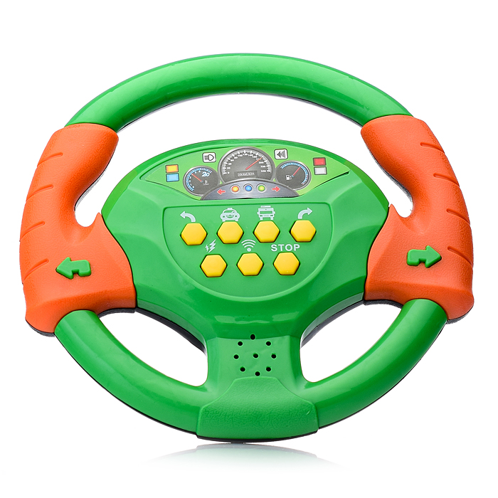 Фото к товару Руль 928 "Весело рулить" музыкальный, в пакете Руль 928 "Весело рулить" музыкальный, в пакете