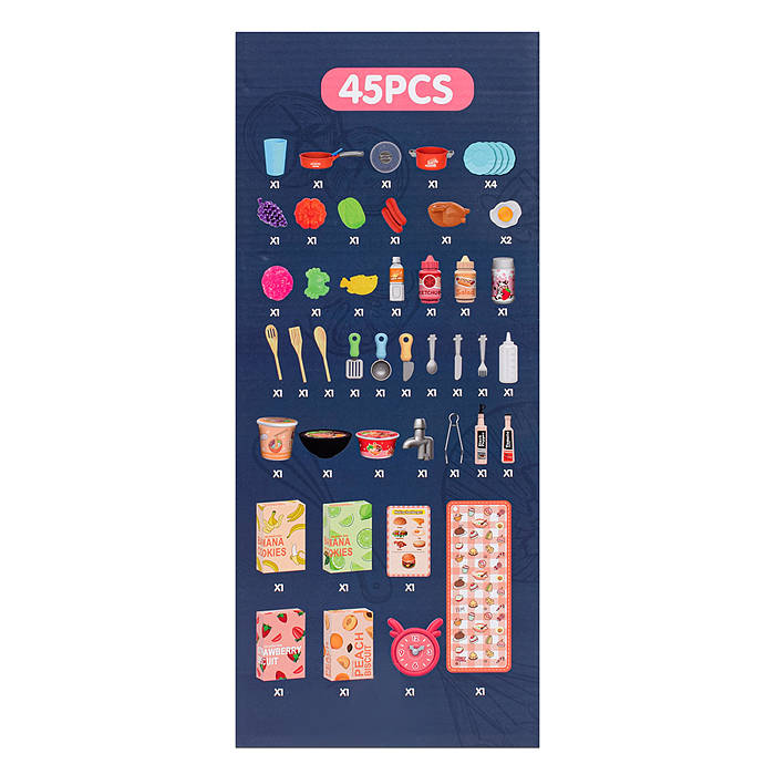 Фото к товару Игровой набор кухня MJL-803 "Любимая кухня" цвет розовый, в коробке Игровой набор кухня MJL-803 "Любимая кухня" цвет розовый, в коробке