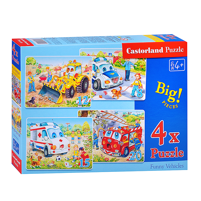 Пазлы 20 "Транспорт"