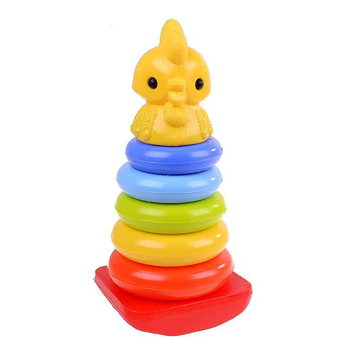 Пирамида-качалка "Петушок" 28см. (в сетке, 8 дет.) Пирамида-качалка "Петушок" 28см. (в сетке, 8 дет.)