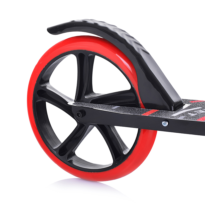 Фото к товару Самокат 2-х колесный ROCKET,колеса PU/ 200 мм, ABEC 7, красный Самокат 2-х колесный ROCKET,колеса PU/ 200 мм, ABEC 7, красный