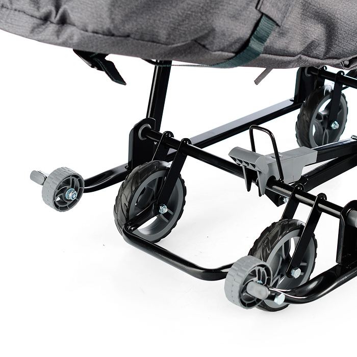 Фото к товару Санки-коляска Кидс 3-2Т (серебро) Санки-коляска Кидс 3-2Т (серебро)