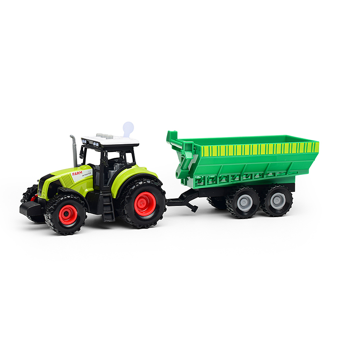 Фото к товару Трактор 550-3E "Фермер" с прицепом, в коробке Трактор 550-3E "Фермер" с прицепом, в коробке