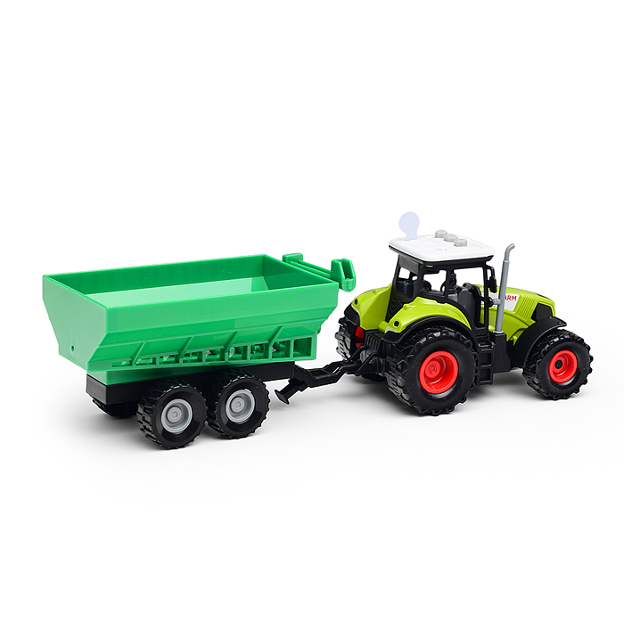 Фото к товару Трактор 550-3E "Фермер" с прицепом, в коробке Трактор 550-3E "Фермер" с прицепом, в коробке