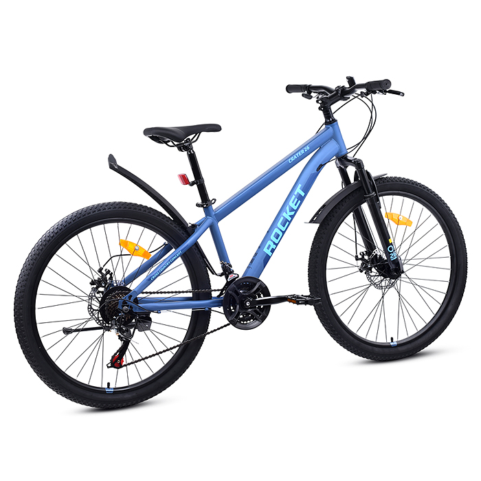 Фото к товару Велосипед 26" Rocket Crater 26, цвет синий, размер 14" Велосипед 26" Rocket Crater 26, цвет синий, размер 14"