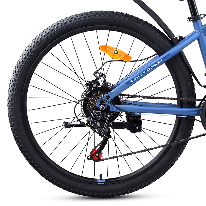 Фото к товару Велосипед 26" Rocket Crater 26, цвет синий, размер 14" Велосипед 26" Rocket Crater 26, цвет синий, размер 14"