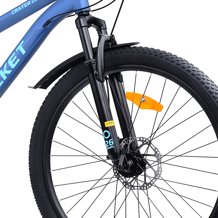 Фото к товару Велосипед 26" Rocket Crater 26, цвет синий, размер 14" Велосипед 26" Rocket Crater 26, цвет синий, размер 14"